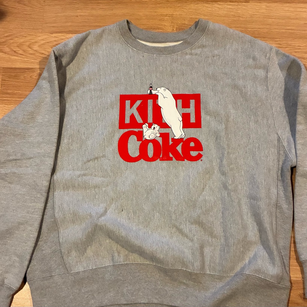Kith X Coca-Cola - Men’s Red And Gray Sweatshirt Xl